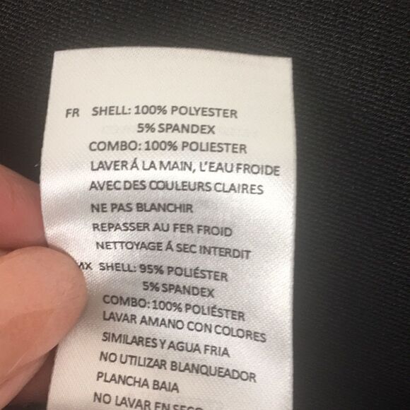 Cooper & Ella Black Crepe Lace Trim Tank Top - Picture 7 of 7